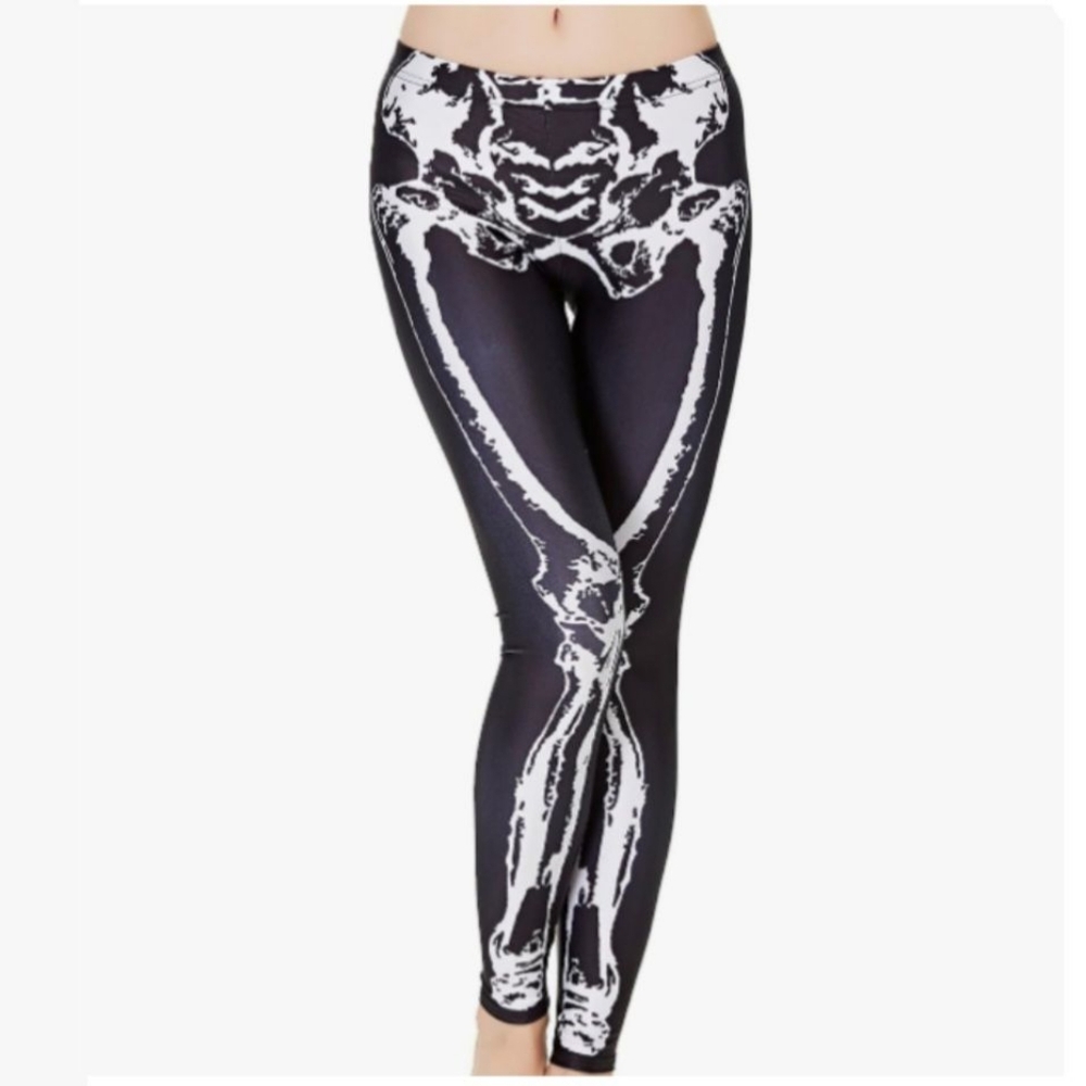 NWOT Women's Skelton Spandex Leggings